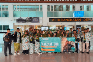 Zam Zam Tour Sambut Kepulangan Jamaah Umroh Kloter 1, 2, dan 3 serta Berangkatkan Kloter 6 ke Tanah Suci