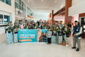Zam Zam Tour Sambut Kepulangan Jamaah Umroh Kloter 4 dan Berangkatkan Kloter 6 pada Ahad, 28 Juni 2026