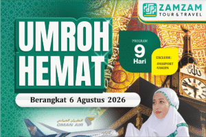 Umroh Hemat Solo – Jeddah Bersama Oman Air, Mulai Rp30,6 Juta