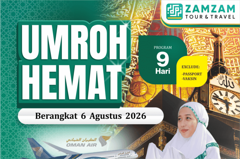 Umroh Hemat Solo – Jeddah Bersama Oman Air, Mulai Rp30,6 Juta