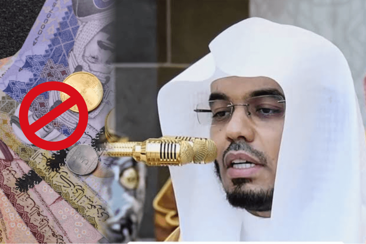 img imam masjidil haram tolak gaji